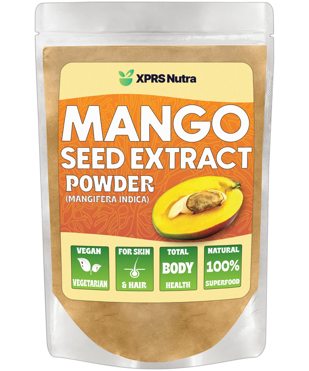 XPRS Nutra Mango Seed Extract Powder - Premium Mango Seed (Mangifera Indica) - 4 oz - Non-GMO & Vegan
