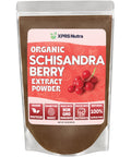 XPRS Nutra Organic Schisandra Berry Powder Extract | USDA Organic, Cognition & Immunity (16 oz)