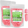 XPRS Nutra Vegan Size 0 Separated Capsules – 100 Count (Pink)