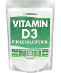 XPRS Nutra Vitamin D3 Powder (Cholecalciferol) - Unflavored 8 oz Pack of 6