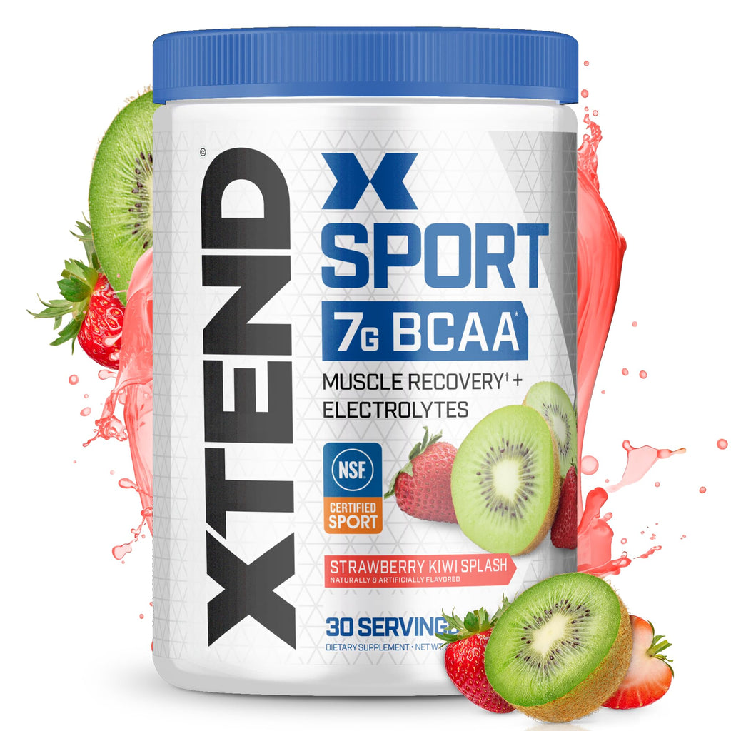 XTEND Sport BCAA Powder – Strawberry Kiwi Splash (30 Servings)