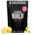 Xwerks Build Creatine Gummies for Men and Women – 120 Count, 1g per Gummy, Lemon Flavor, 4g Total Creatine per Serving