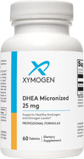 XYMOGEN DHEA 25 mg – Micronized DHEA Supplement for Women & Men | Adrenal Support