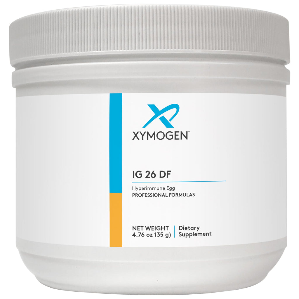 XYMOGEN IG 26 DF Powder with IgY Max – Dairy-Free Immunoglobulin, Vanilla (4.76 oz)