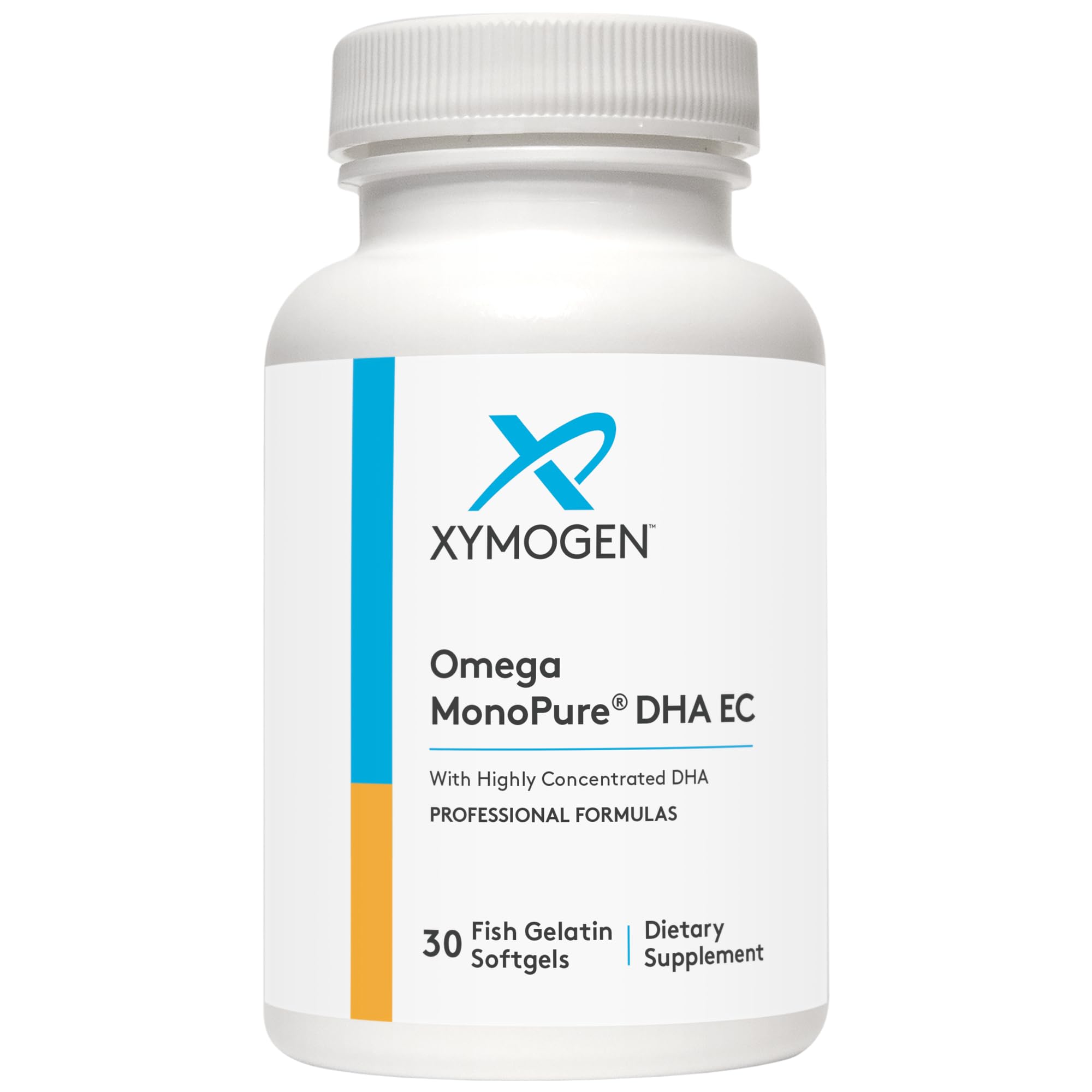 XYMOGEN Omega MonoPure DHA EC - Highly Concentrated DHA Omega-3 for Cardiovascular, Immune & Cognitive Support (30 Softgels)