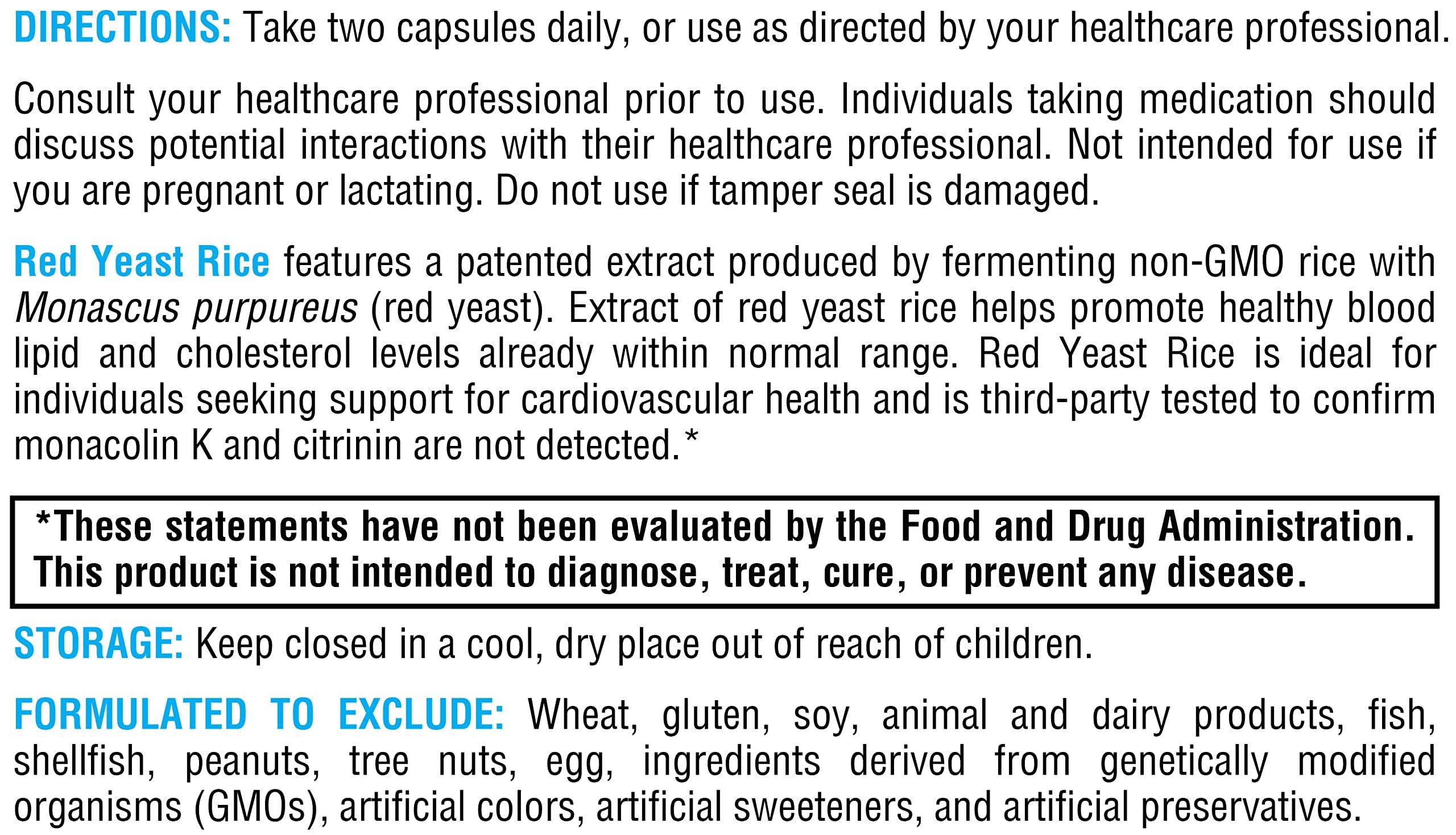 XYMOGEN Red Yeast Rice - Non-GMO, Citrinin-Free Cardiovascular Support (60 Capsules)
