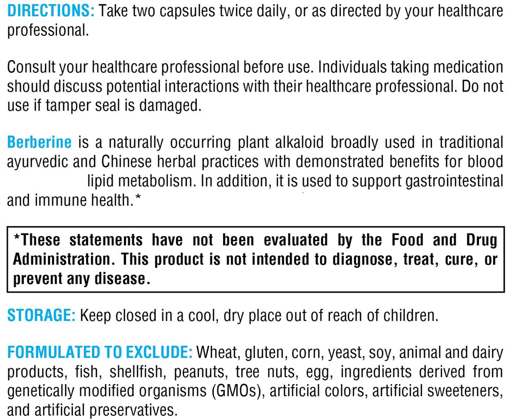 XYMOGEN Berberine HCL 1000mg – Metabolic & Digestive Support – 120 Capsules