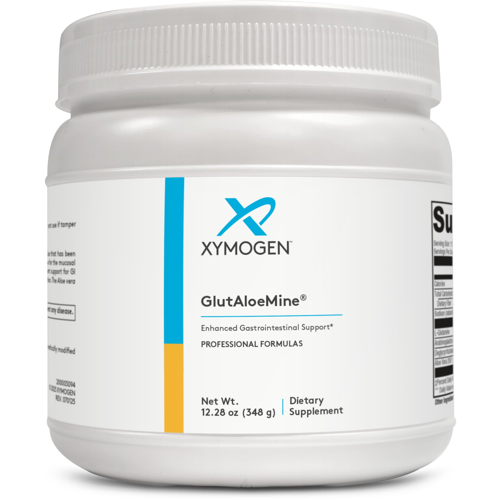XYMOGEN GlutAloeMine Powder – 3000 mg L-Glutamine, Aloe & DGL for GI Support (12.28 oz)