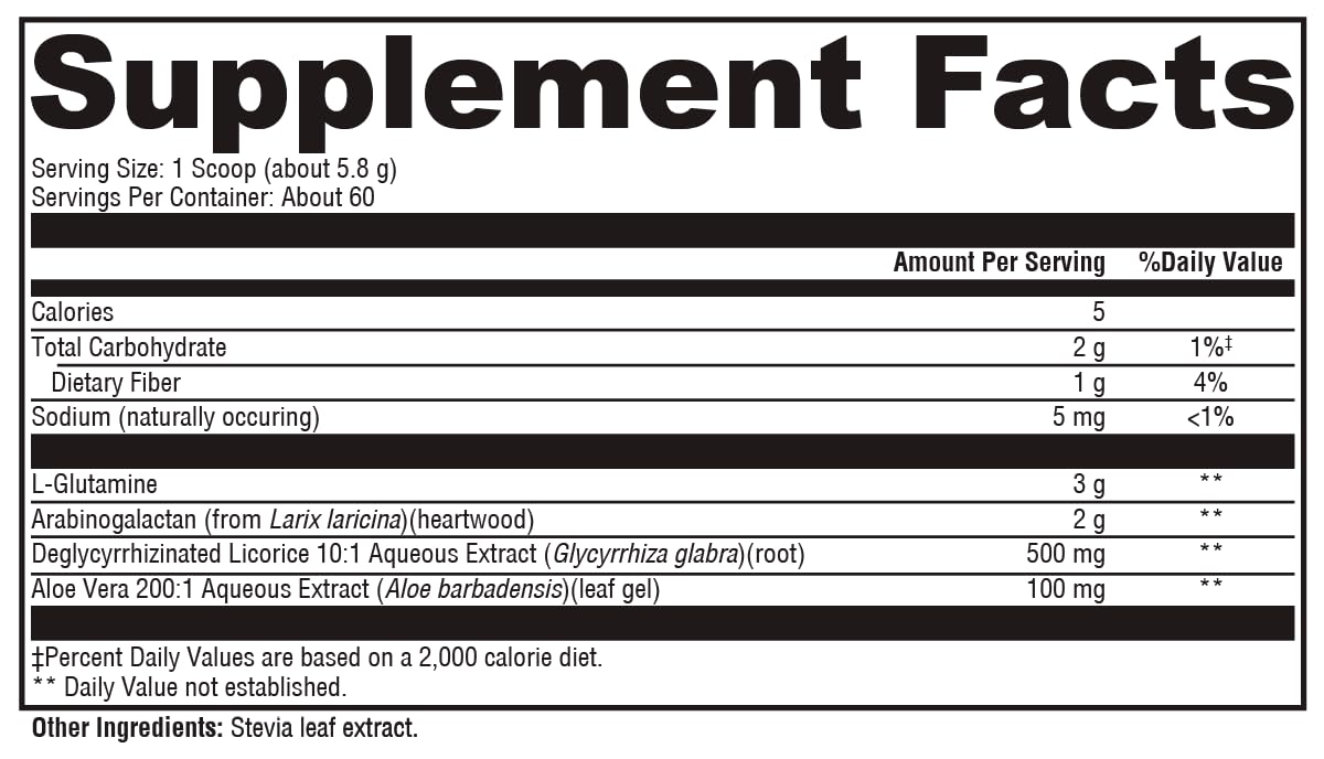 XYMOGEN GlutAloeMine Powder – 3000 mg L-Glutamine, Aloe & DGL for GI Support (12.28 oz)