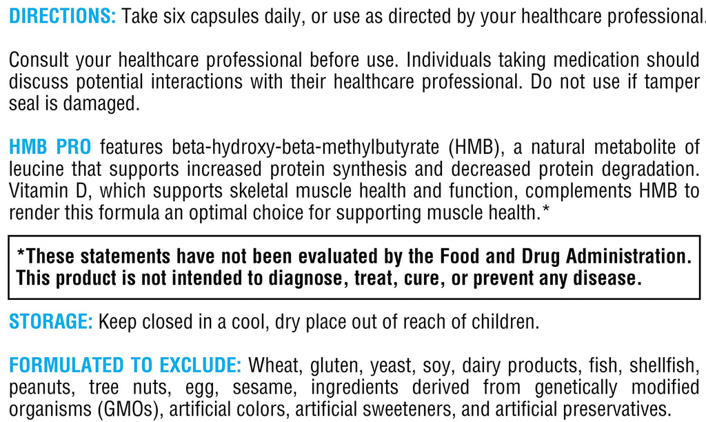 XYMOGEN HMB PRO - HMB Muscle Recovery Supplement with Vitamin D3 | Gluten Free, Vegan & Non-GMO (150 Capsules)