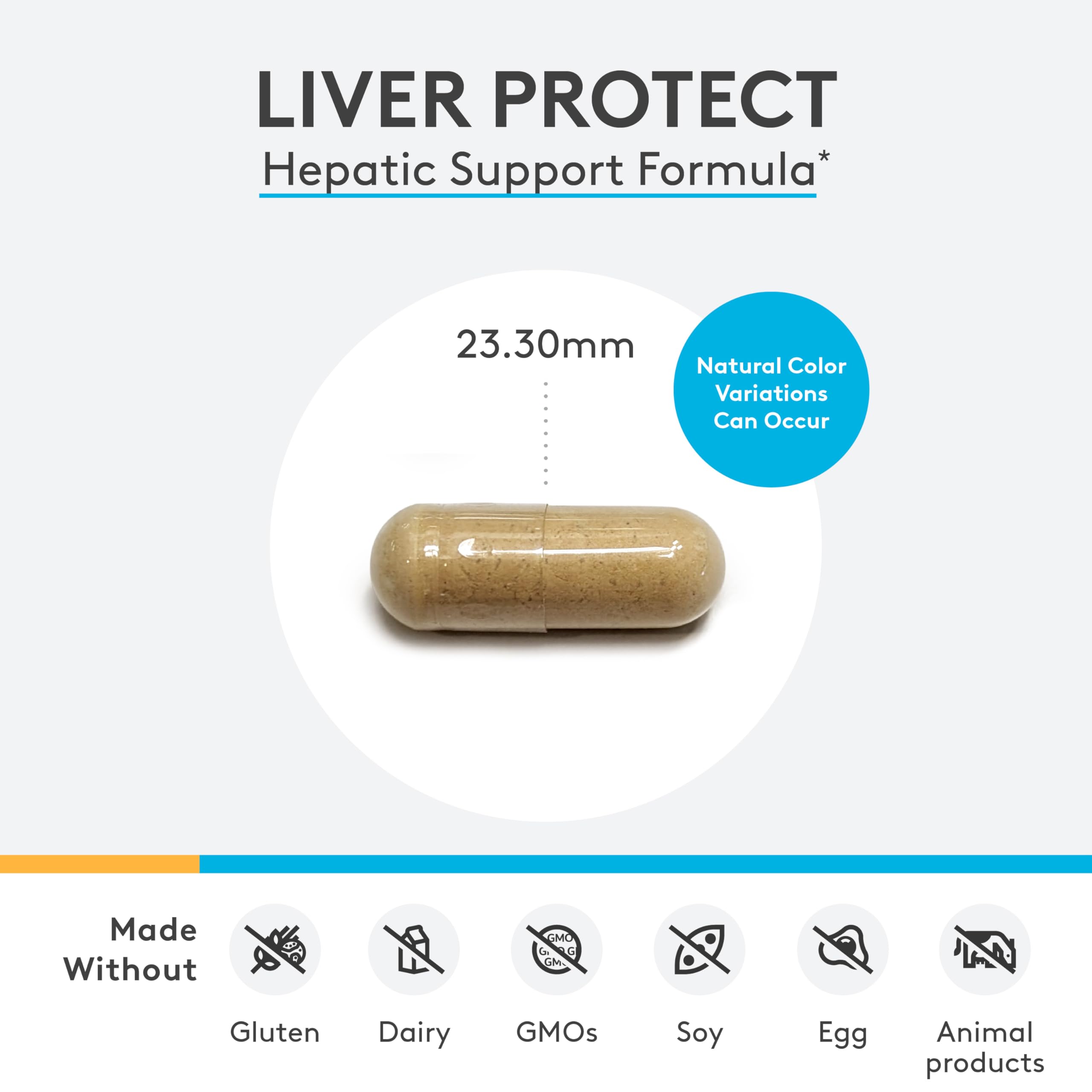 XYMOGEN Liver Protect - Liver Health Support with NAC, Milk Thistle, ALA & Selenium (60 capsules)