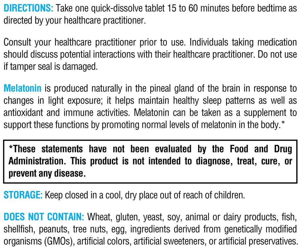 XYMOGEN Melatonin Peppermint Lozenges 3mg | Nighttime Sleep Support (60 Quick-Dissolve Tablets)