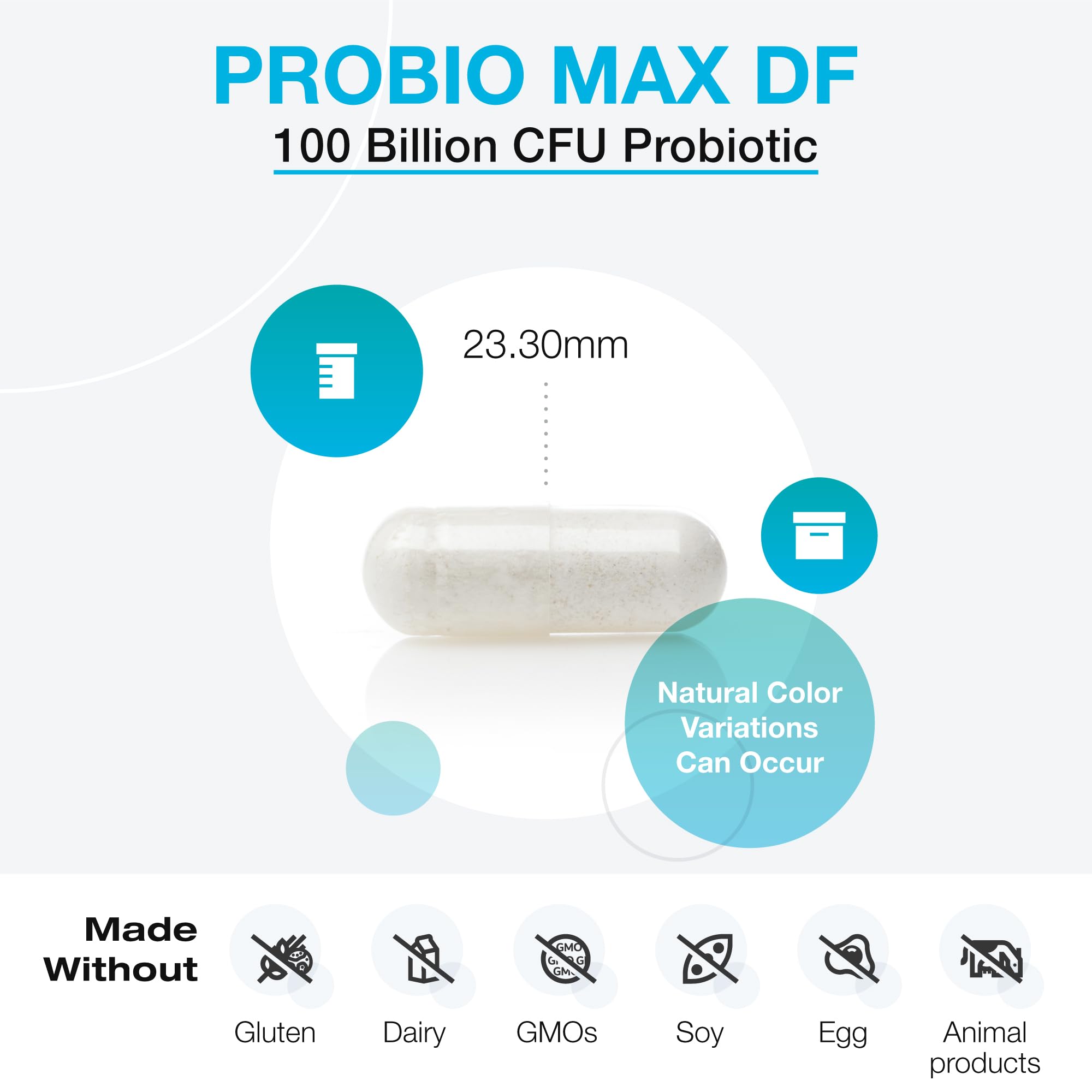 XYMOGEN ProbioMax Daily 100B - 100B CFU Probiotic, Dairy Free