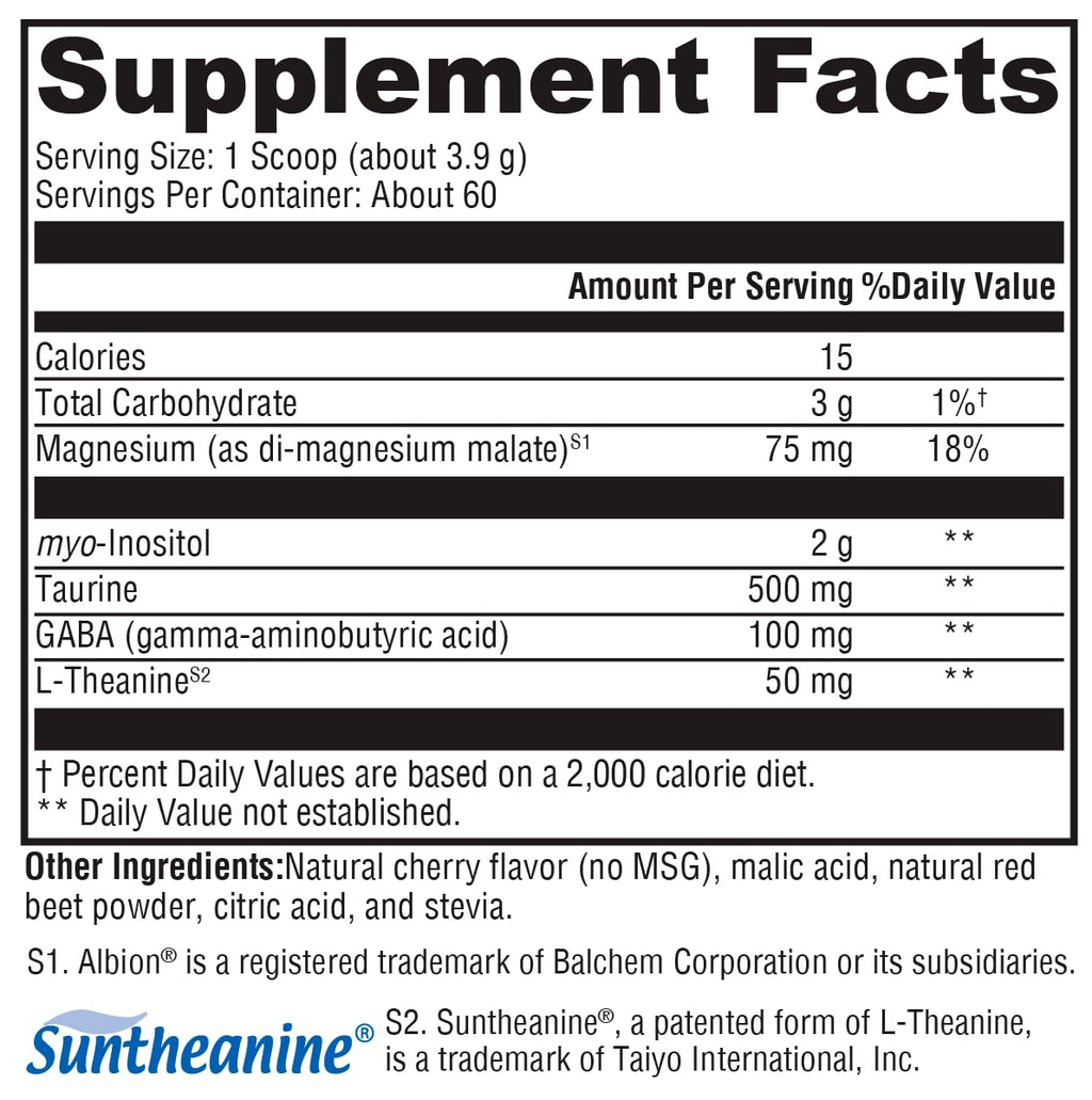 XYMOGEN RelaxMax Drink Mix – Relaxation, Stress Resiliency & Hormone Support (Cherry Flavor) 8.25 oz