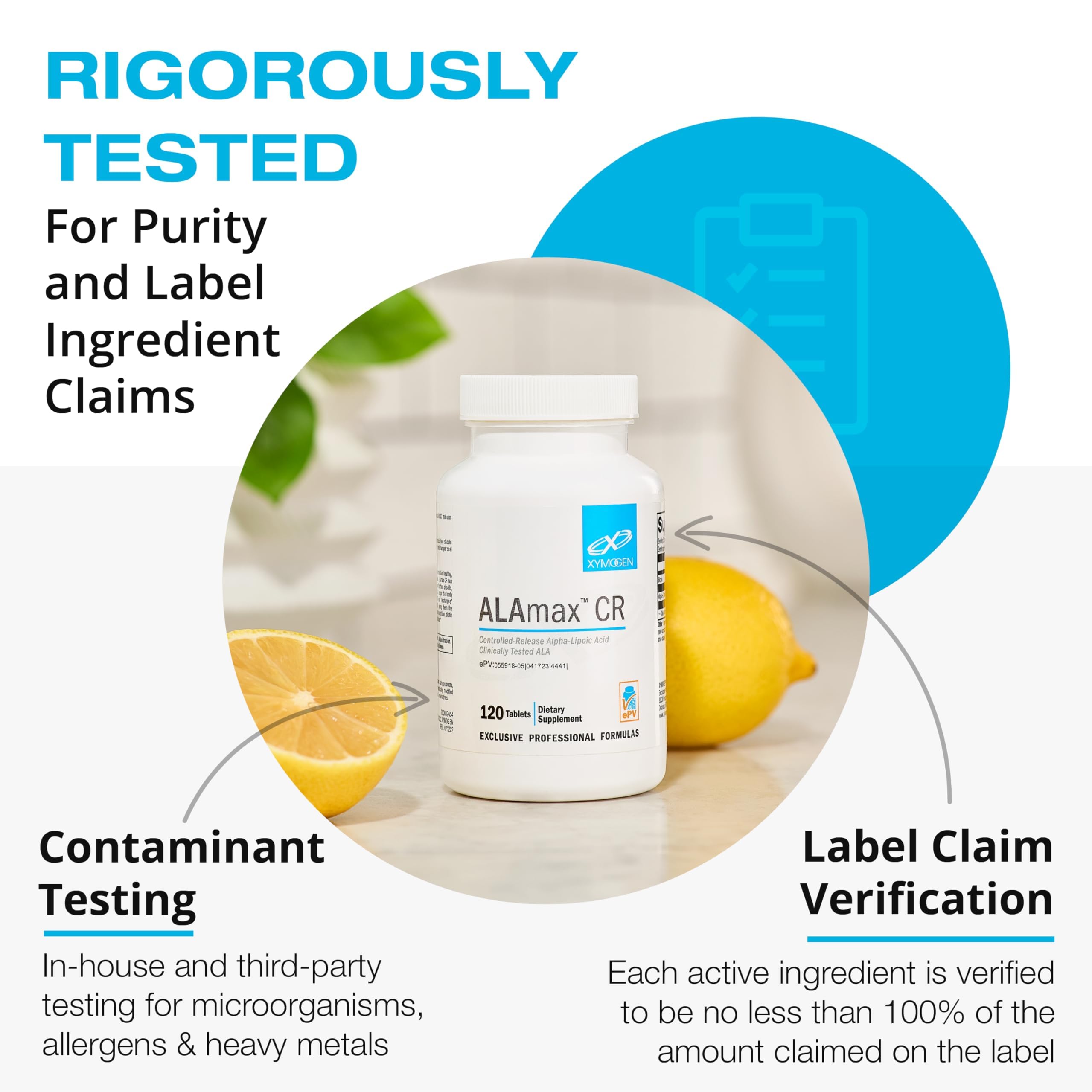 XYMOGEN Saccharomycin 10B - Stomach Acid-Resistant DNA-Verified Saccharomyces boulardii | Dairy Free Probiotic for Gut Support & Immune Health - 60 Capsules