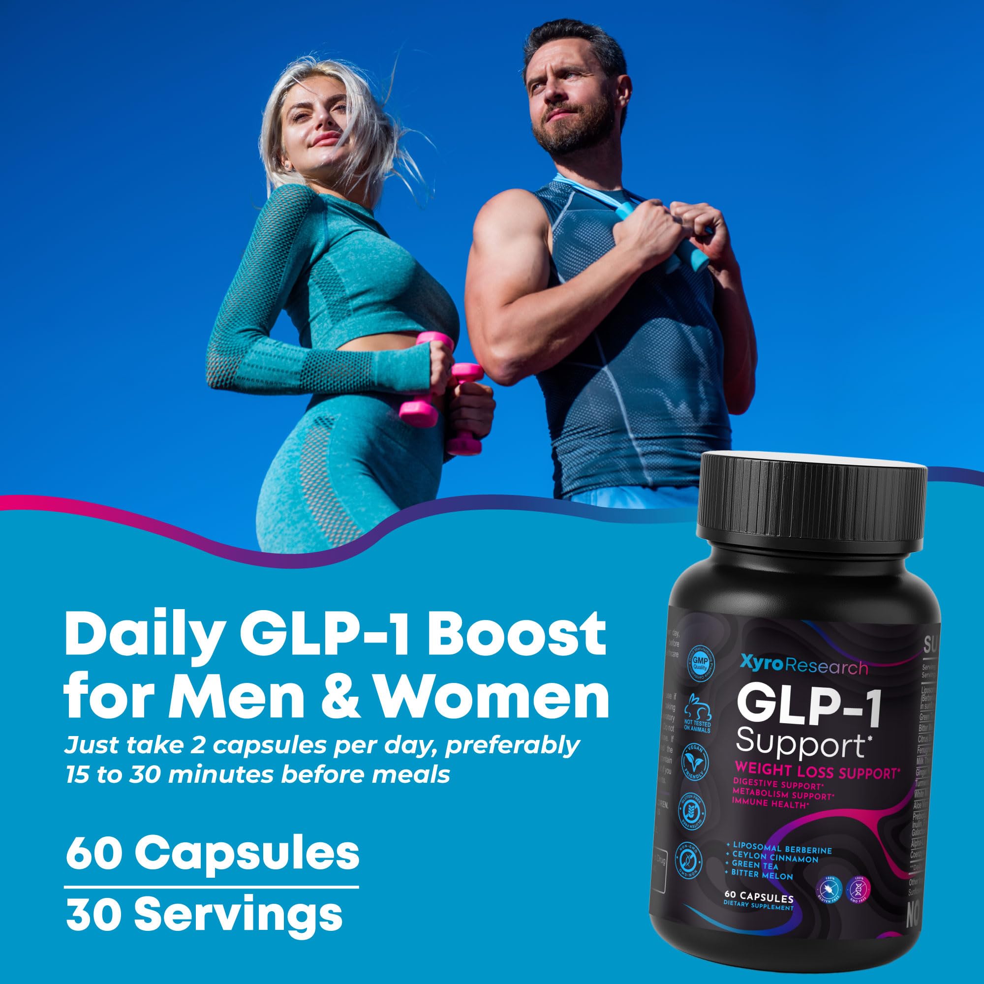 Xyro GLP-1 Weight Loss Supplement | Appetite & Metabolism Support