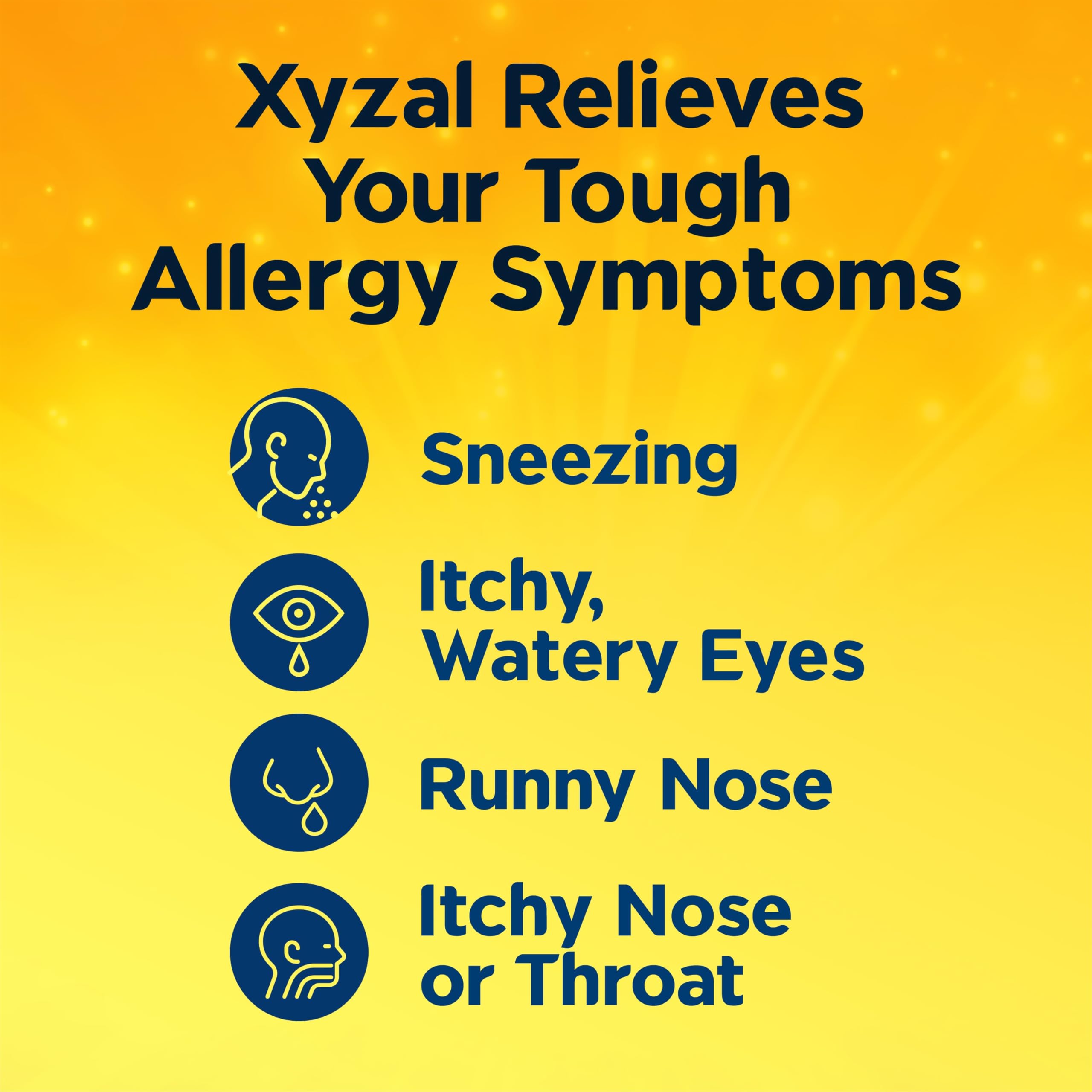 Xyzal 24 Hour Allergy Relief Medicine — Original Prescription Strength Antihistamine, 5 mg, 55 Count