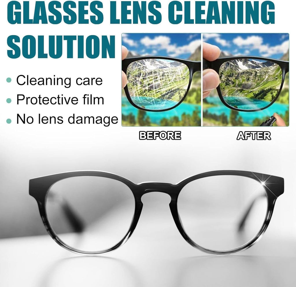 YAGUAN 2PCS Lens Scratch Remover for Eyeglasses 100ml | Eyeglass Cleaner & Travel Essential