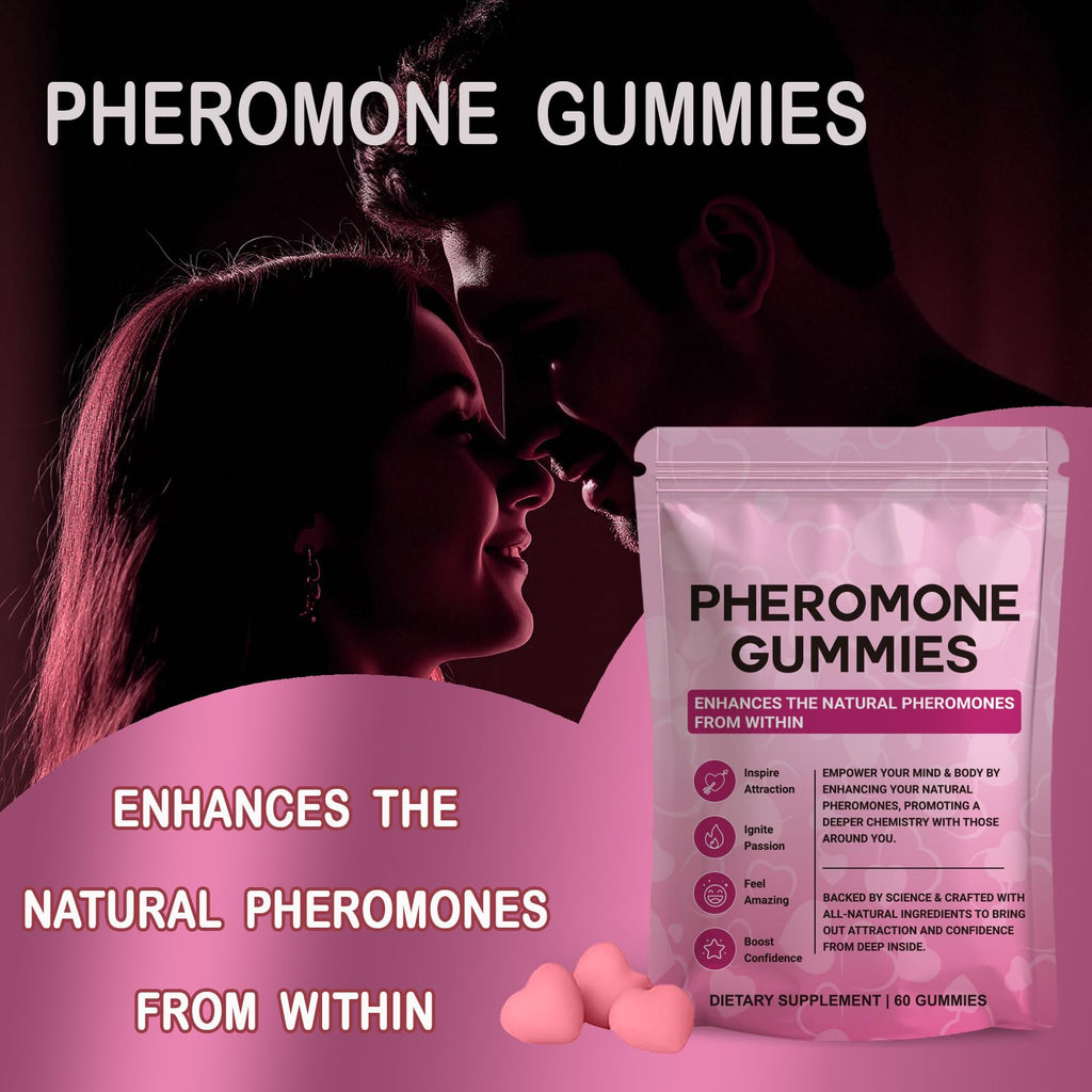 Yalei Pheromone Gummies for Women – Charisma, Confidence & Social Vibe (Sugar Free, Strawberry)