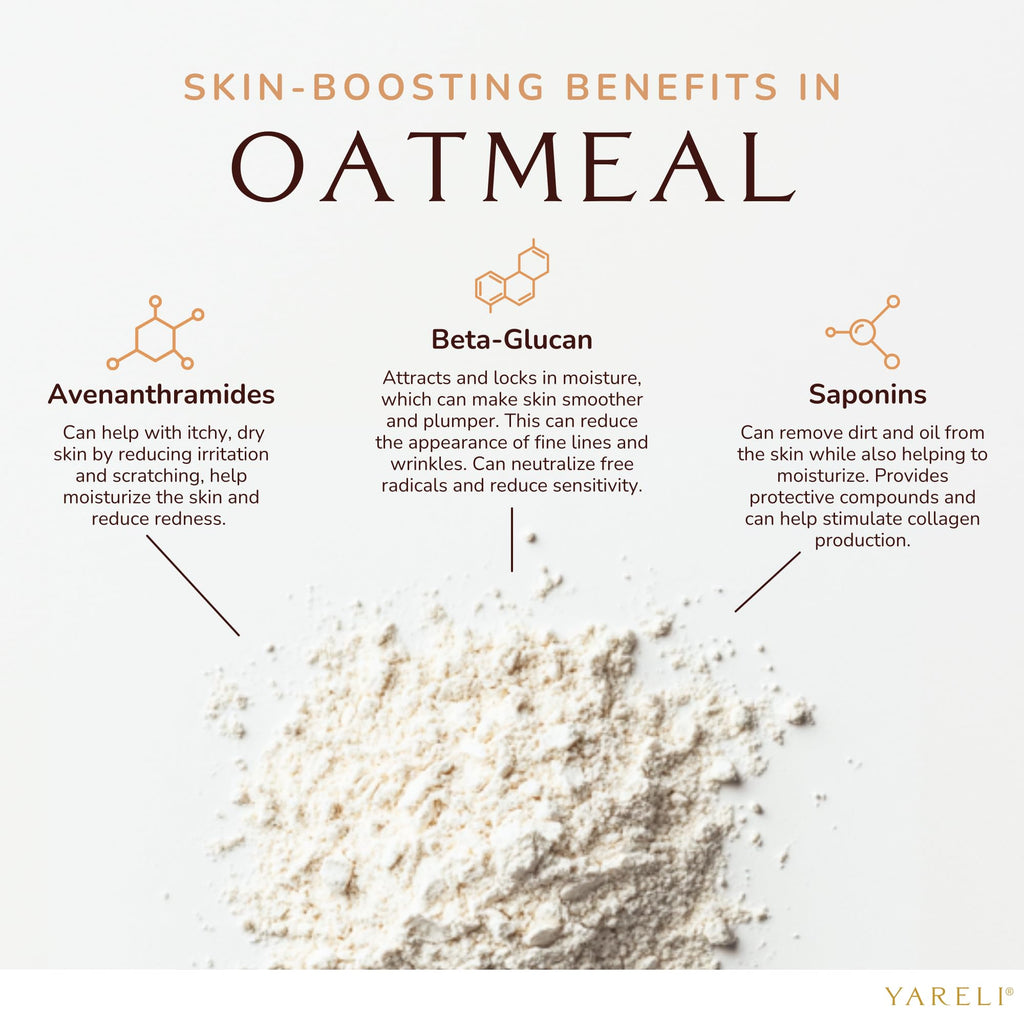 YARELI Colloidal Oatmeal Bath Powder 2lb – All Ages Skin Comfort