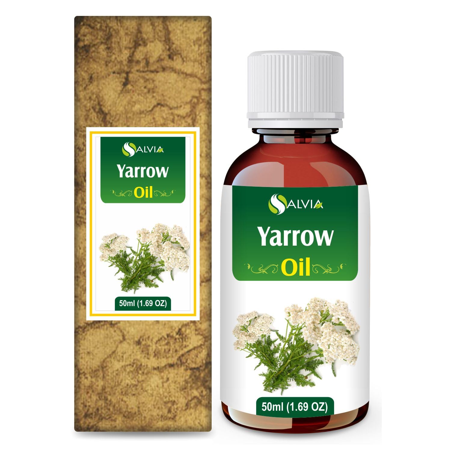 Yarrow Essential Oil – Pure & Undiluted (Achillea millefolium), 50 ml