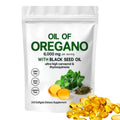 YATIME Oil of Oregano with Black Seed Oil - 6000mg per Serving, 300 Softgels | Immune Support, 4X Strength Carvacrol & Thymoquinone, Non-GMO, Gluten Free