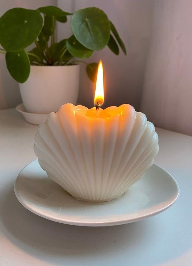 YEBEY Decorative Bubble Candle - Handmade Cube Soy Wax, Body Bust Decor & Aromatherapy