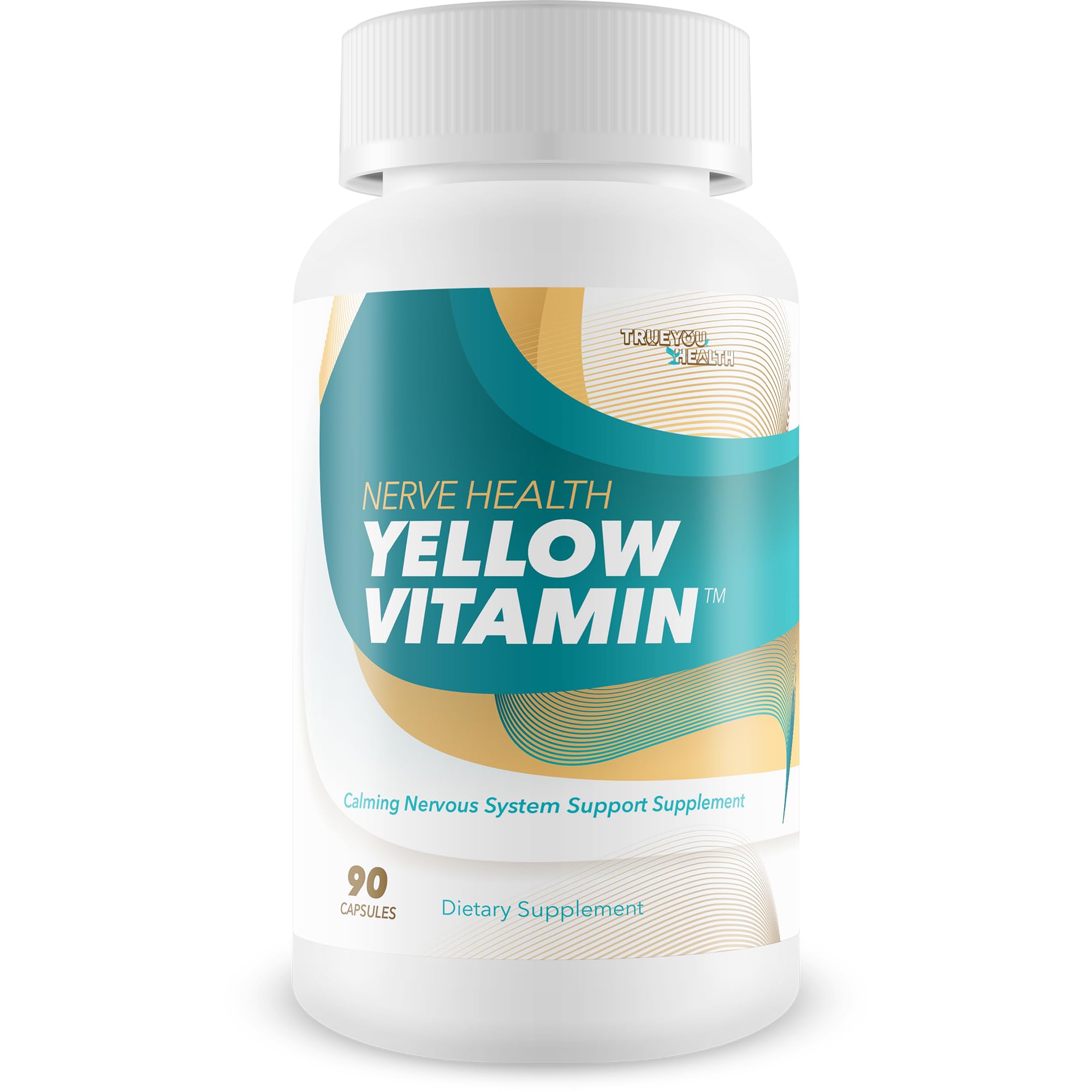 Yellow Vitamin for Nerves – Nerve Support with B Complex & Lion's Mane