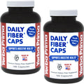 Yerba Prima Daily Fiber Formula - 180 Caps (Pack of 2) | Soluble & Insoluble Fiber