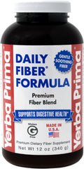 Yerba Prima Daily Fiber Powder - 12 oz | Digestive Support, Vegan
