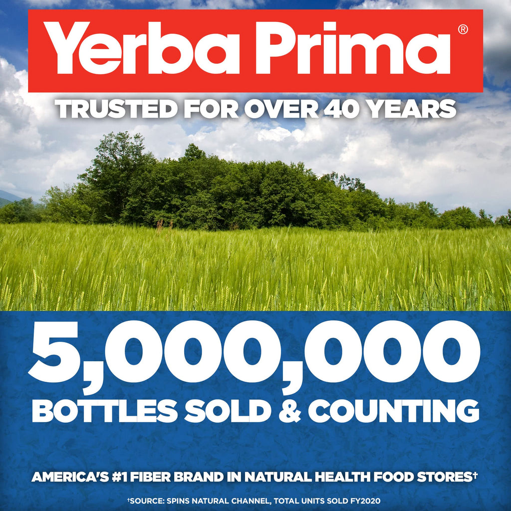 Yerba Prima Psyllium Husk 12 oz (Pack of 2) – Colon Cleanser Fiber Supplement for Gut Health | Non-GMO, Gluten Free, Vegan