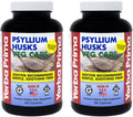 Yerba Prima Psyllium Husk Veg Caps – 180 Count (2 Pack), 625mg – Vegan, Non-GMO, Gluten Free