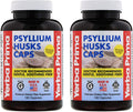 Yerba Prima Psyllium Husks Caps 180 Caps (Pack of 2) – Natural Fiber Supplement