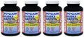 Yerba Prima Psyllium Husks Caps – Pack of 4 (4×180 caps) | Non-GMO Gluten Free Fiber Supplement