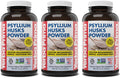 Yerba Prima Psyllium Husks Powder – 12 oz (Pack of 3) | Natural Fiber Supplement for Regularity | Gluten-Free, Vegan, Non-GMO