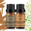 yethious Chamomile & Sandalwood Essential Oil Set – 100% Pure Organic, 2x10ml for Diffuser & Aromatherapy