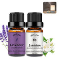 Yethious Jasmine & Lavender Essential Oil Set – Organic, Pure for Diffusers & Aromatherapy