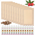YEXIAOBOY Castor Oil Pack Wrap 11.02 x 6.29 in – Large Self-Adhesive, Organic, USDA Certified