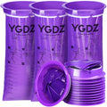 YGDZ Barf Bags 15 Pack – Disposable Emesis Bags for Travel, Car & Aircraft | Purple