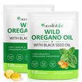YIEEGCM Wild Oregano Oil Softgels with Black Seed Oil – 6,000mg/Serving, 120 Caps | Plant-Based, Non-GMO, High Carvacrol