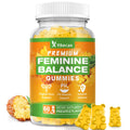 Yikecao Premium Feminine Balance Gummies for Women – Pineapple, 60 Count, Vegan & Gluten-Free