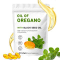 YKJHCSL 2-in-1 Oil of Oregano Softgels – Organic Oregano & Black Seed Oil, Non-GMO