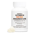 YMINGKJ Vitamin D3 5000 IU & K2 MK-7 Softgels with Magnesium | 30 Softgels | Non-GMO