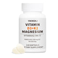 YMINGKJ Vitamin D3 K2 5000 IU 120 Softgels with Magnesium – Bone Health & Immune Support
