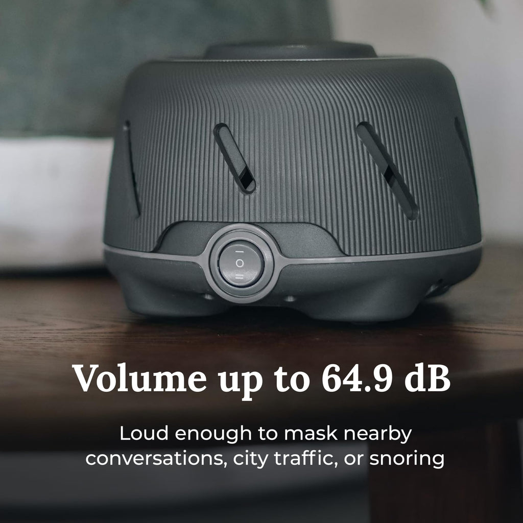 Yogasleep Dohm Charcoal — Original White Noise Machine for Sleep, Privacy & Travel