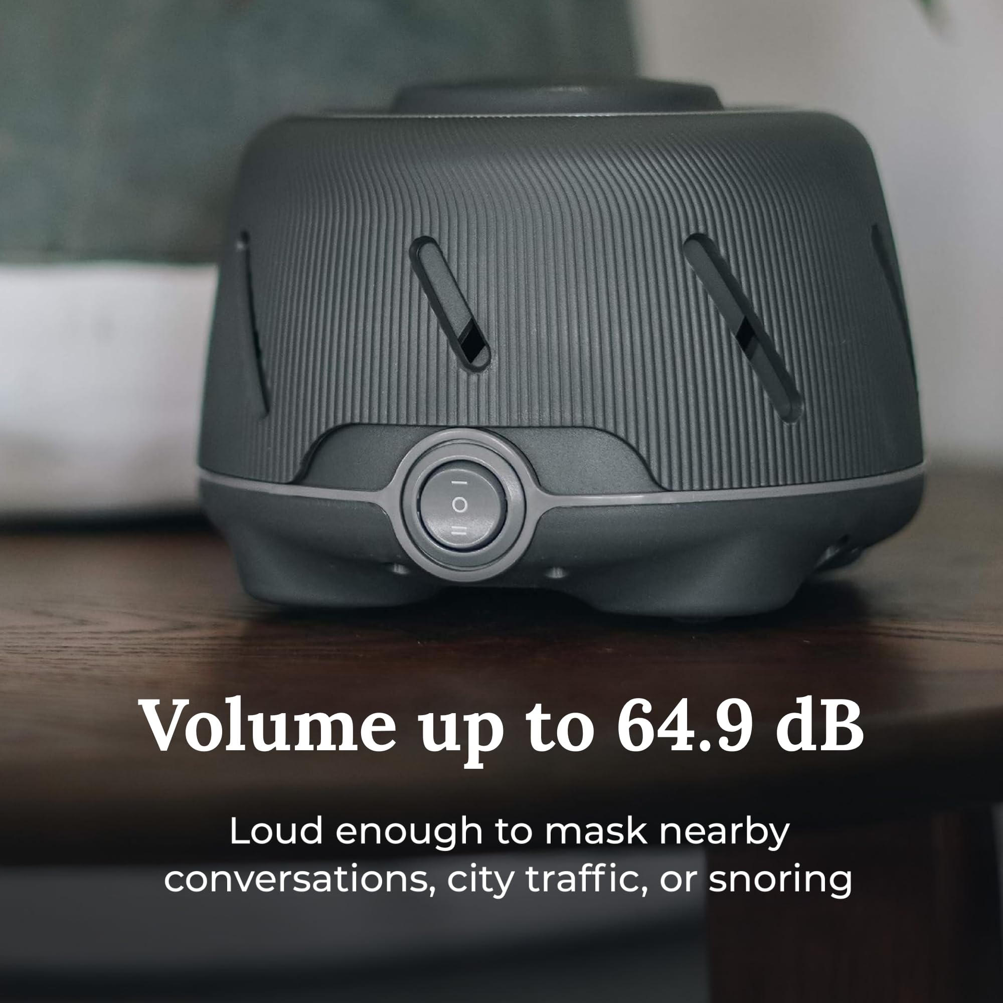 Yogasleep Dohm Charcoal — Original White Noise Machine for Sleep, Privacy & Travel
