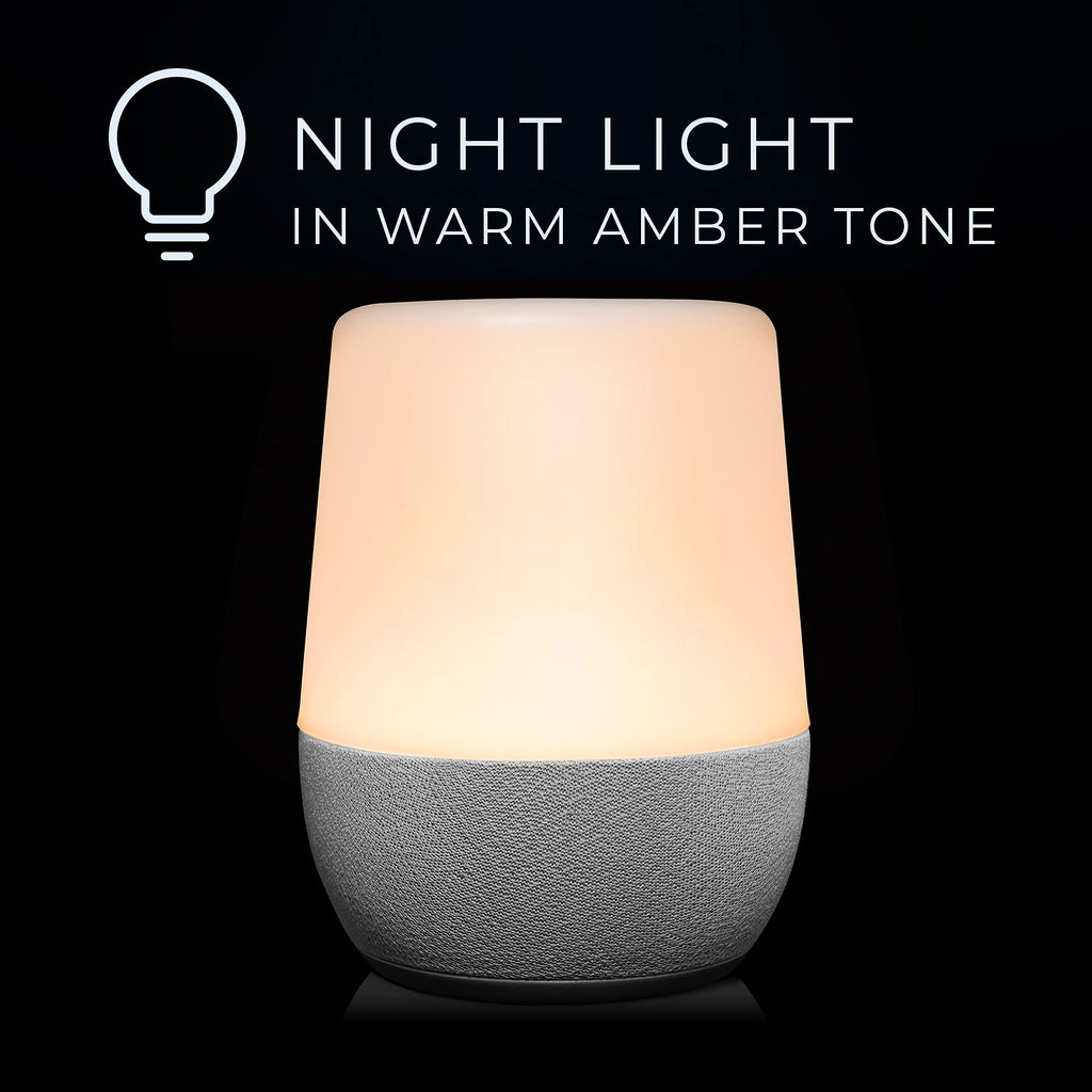 Yogasleep Duet White Noise Machine & Night Light – 30 Sounds, Bluetooth Speaker