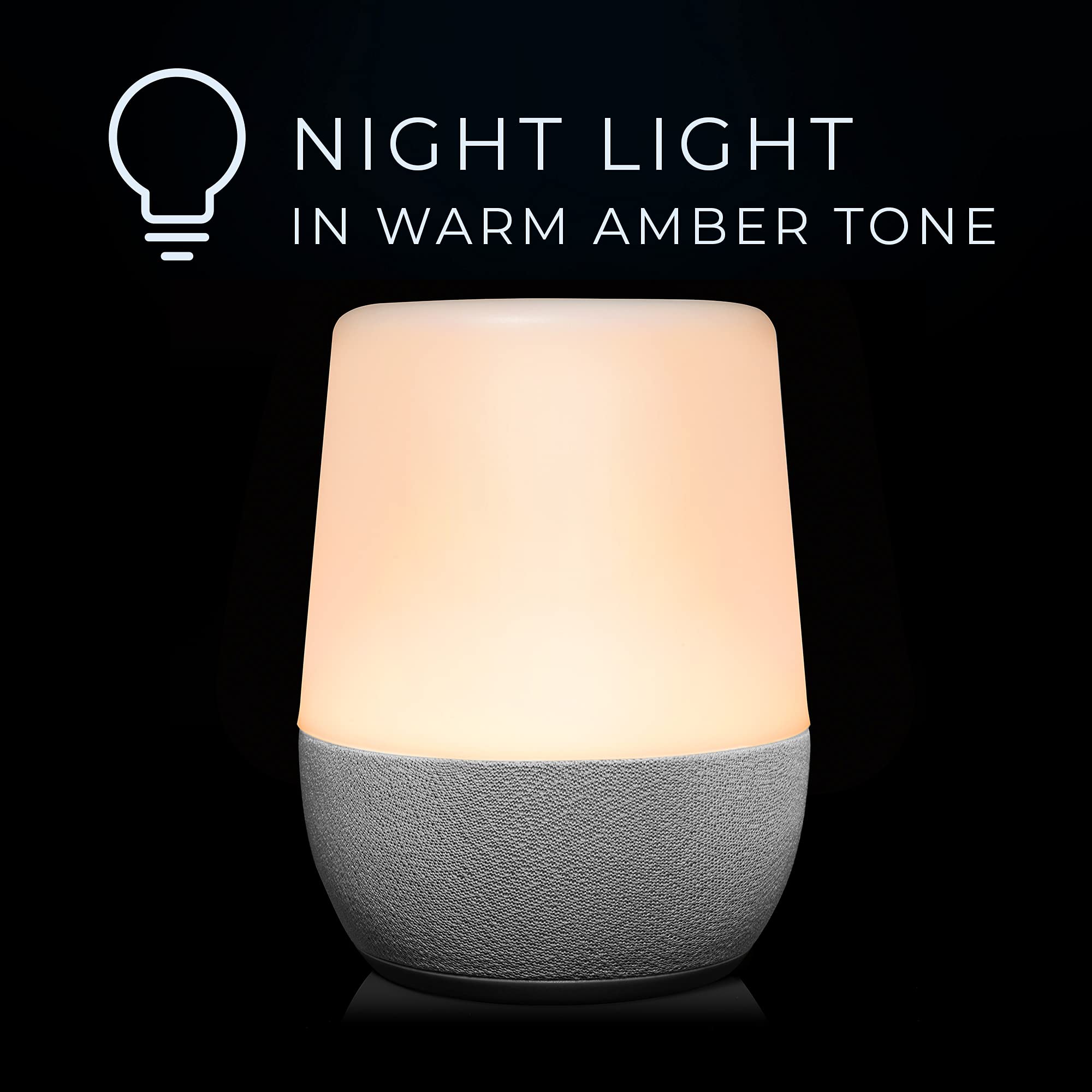 Yogasleep Duet White Noise Machine & Night Light – 30 Sounds, Bluetooth Speaker
