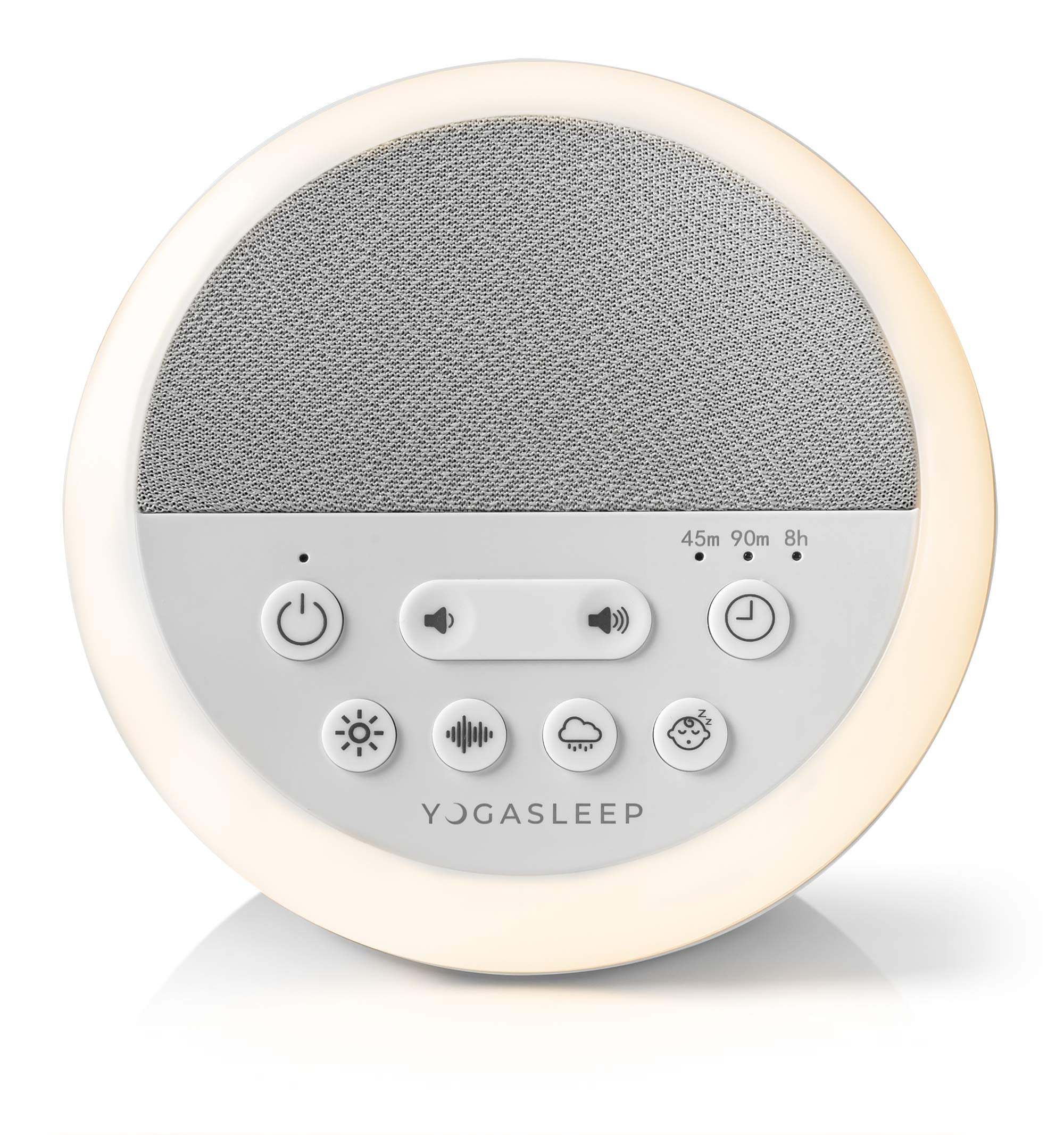 Yogasleep Nod White Noise Sound Machine — Night Light, 20 Sounds, Sleep Timer