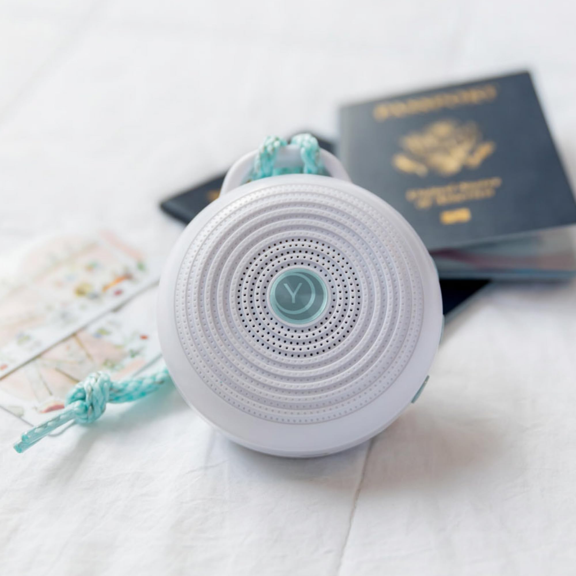 Yogasleep Rohm Portable White Noise Sound Machine (2-Pack) – 3 Sounds, USB Rechargeable, Noise Masking for Sleep & Focus